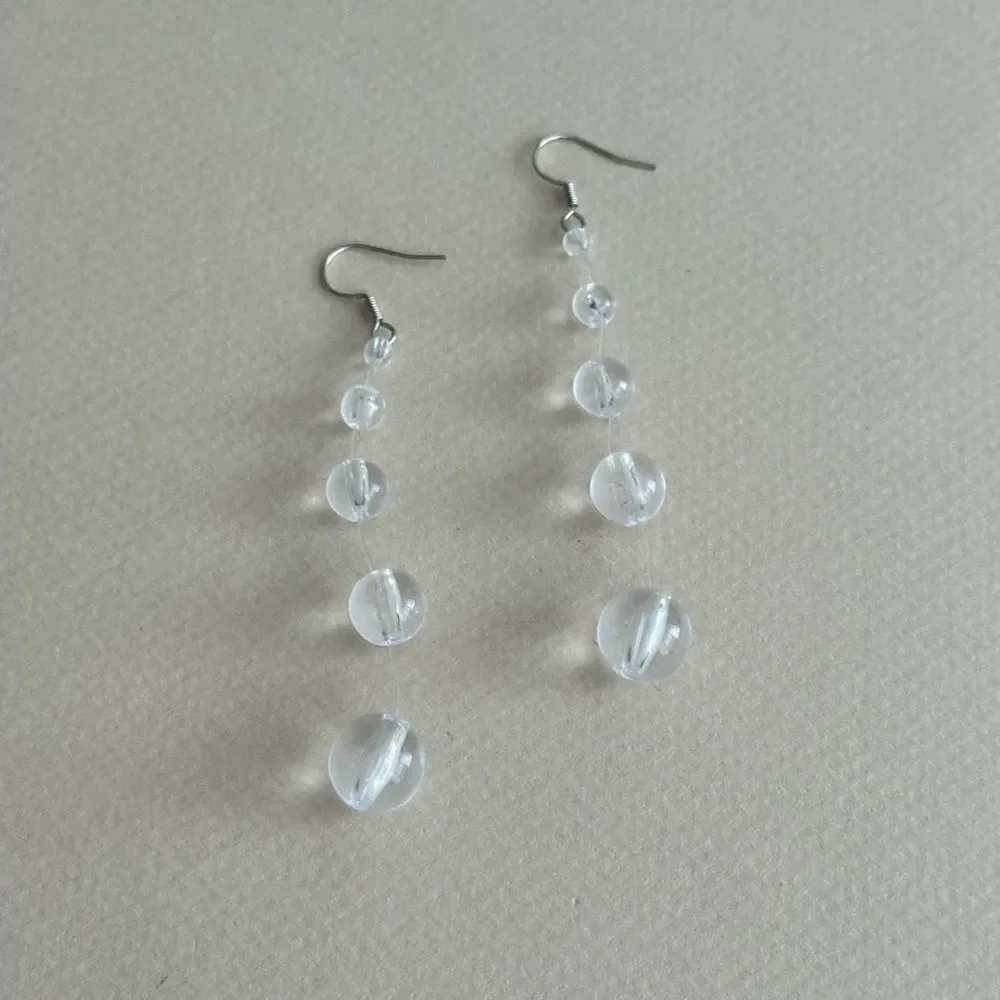 Crystal Drop Earrings S1268 - Picture 2 of 3